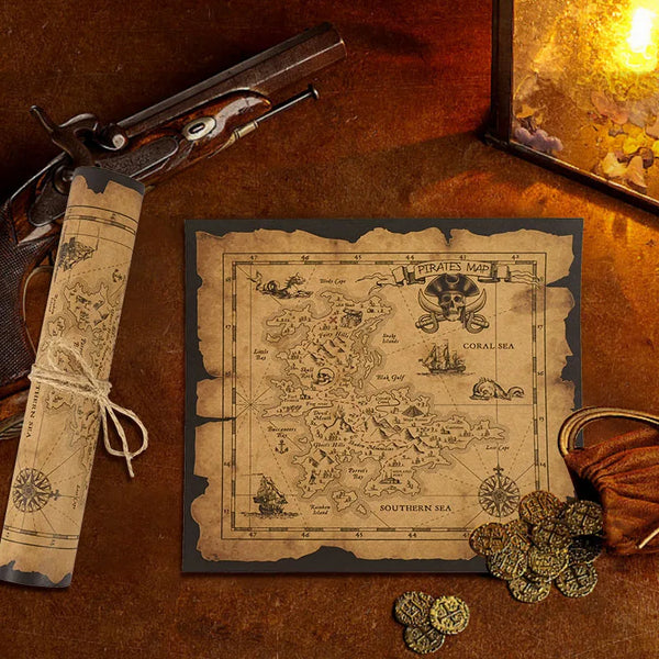 Pirate Adventure Treasure Map Kids Pirate Theme