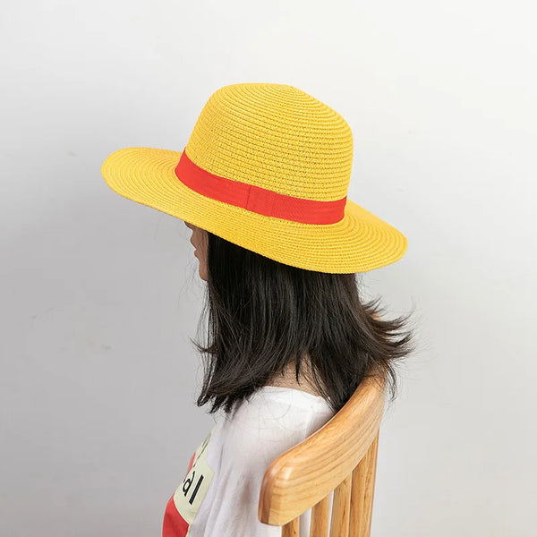 Anime Luffy Straw Hat for Men and Women, Cartoon Cosplay Caps